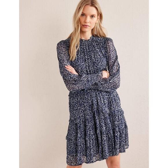 New Boden Ruffle Open Back Mini Dress - Picture 4 of 12